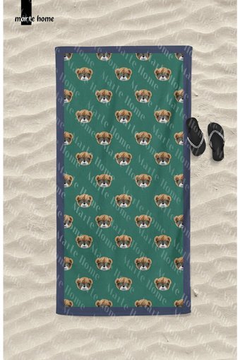 Marte Home Teddy Bear Plaj Havlusu Çok Renkli