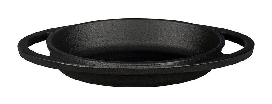 Lava Mini Döküm 15x10 cm Düz Tava Siyah