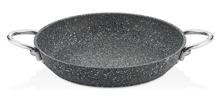 Falez Pedra Çelik Saplı Alüminyum 20 cm Sahan Tava Gri