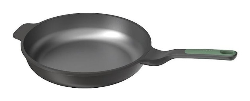 Berghoff Leo Cast Plastik Saplı Alüminyum 24 cm Düz Tava Siyah