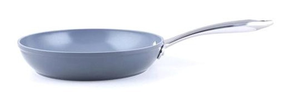 Essenso Ecotouch Bristol Çelik Saplı Alüminyum 24 cm Düz Tava Gri