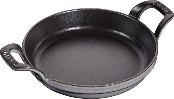 Staub Grafit Döküm 16 cm Düz Tava Siyah