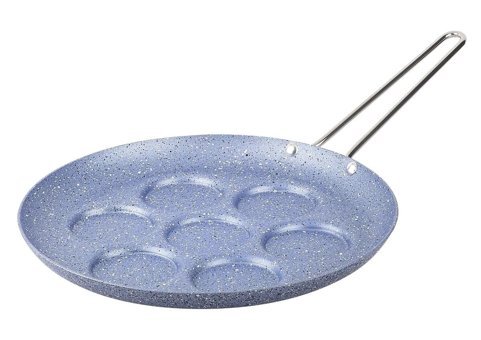 Tantitoni 7 Bölüm Çelik Saplı Granit 28 cm Pankek Tava Gri