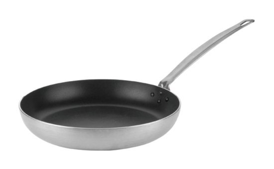 Öztiryakiler Elegance Metal Saplı Alüminyum 30 cm Düz Tava Gri