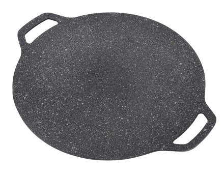 Greensen Kore Alüminyum Saplı Alüminyum 30 cm Grill Tava Siyah