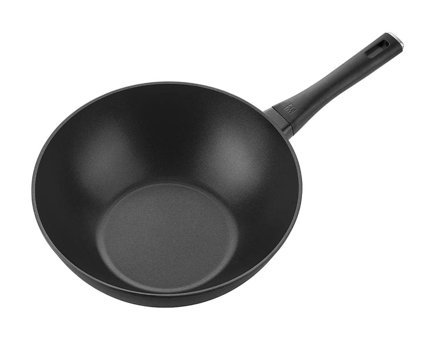 Zwilling Madura Plus Plastik Saplı Alüminyum 30 cm Wok Tava Siyah