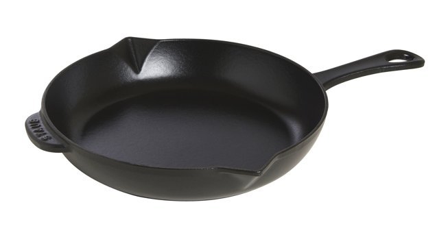 Staub Döküm Saplı Demir Döküm 26 cm Kızartma Tava Siyah