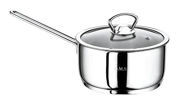 O.M.S Mini Çelik 14 cm Düz Tava Gri