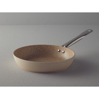 English Home Charm Metal Saplı Granit 26 cm Düz Tava Gri