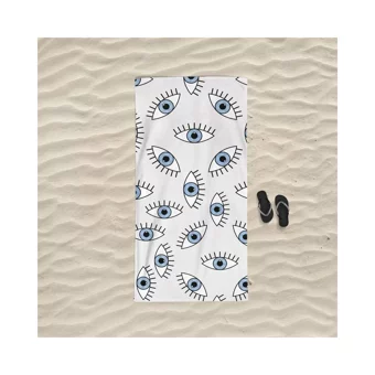 Marte Home Blue Eyes Plaj Havlusu Çok Renkli
