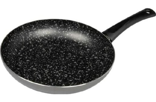 Cem Galaxy Plastik Saplı Alüminyum 26 cm Düz Tava Gri