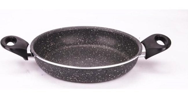 Essenso J70 Plastik Saplı Granit 24 cm Sahan Tava Gri