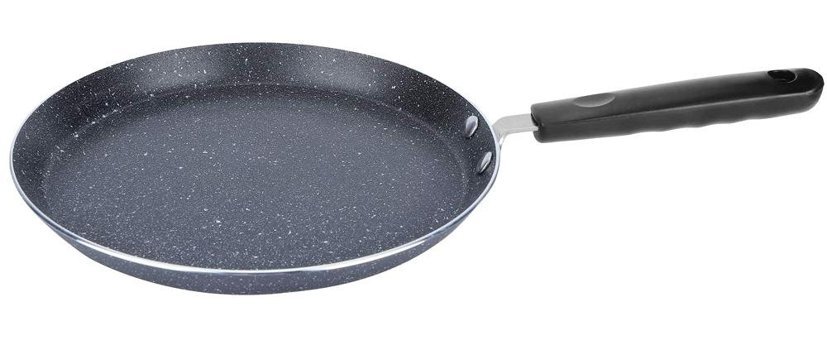 Ciciglow Plastik Saplı Alüminyum 20 cm Krep Tava Gri