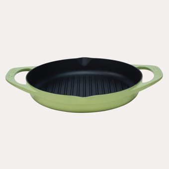 Pot Art Döküm 30 cm Grill Tava Yeşil