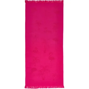 Blackspade 10202 Pamuklu Plaj Havlusu Fuşya