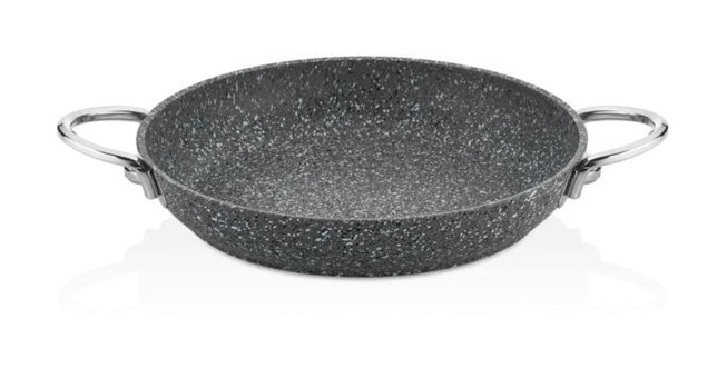 Falez Pedra PDR1002 Çelik Saplı Alüminyum 22 cm Sahan Tava Gri