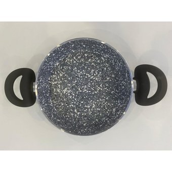Evita Plastik Saplı Granit 24 cm Sahan Tava Gri