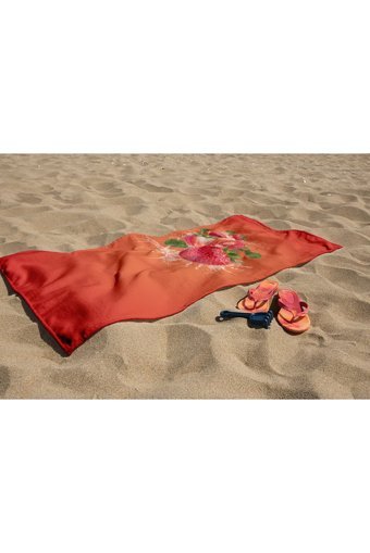 Beyzateks Tekstil 75x150 cm Pamuklu Plaj Havlusu Çok Renkli