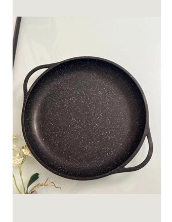 Ulutaş Döküm 36 cm Saç Tava Siyah