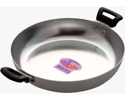 Alkar Eminox No:16 Plastik Saplı Alüminyum 16 cm Sahan Tava Gri