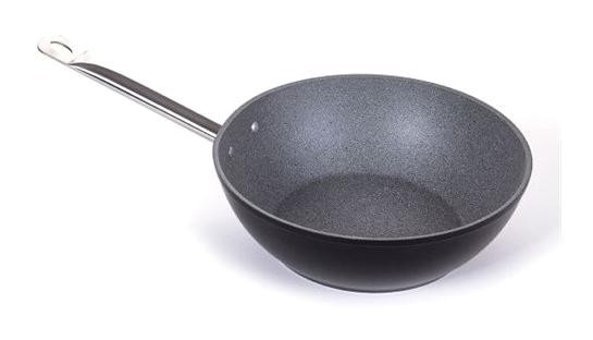 Essenso Louis Alüminyum 28 cm Wok Tava Siyah