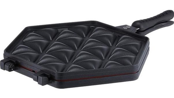 Sinbo SP-1000-33 Plastik Saplı Döküm 33 cm waffle Tava Siyah