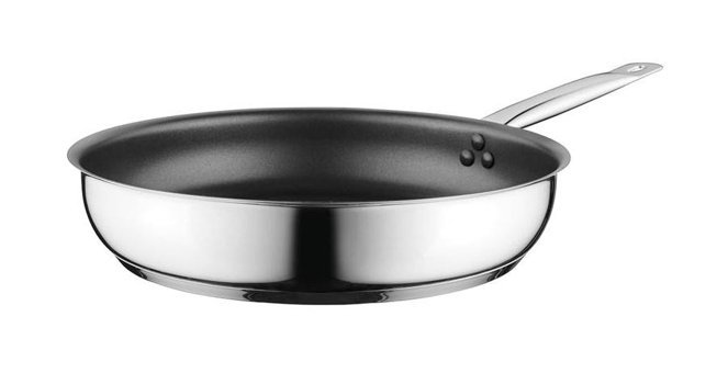 Berghoff Essentials Comfort Çelik 28 cm Düz Tava Gri