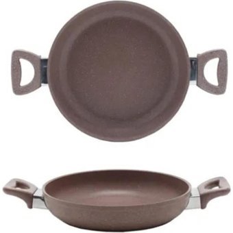 Saflon Safinox Plastik Saplı Alüminyum 24 cm Sahan Tava Rose Gold