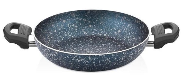 Cem Premium Plastik Saplı Alüminyum 22 cm Sahan Tava Gri