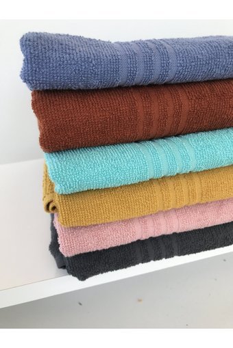 Arelina Textile Pamuklu Plaj Havlusu Bej