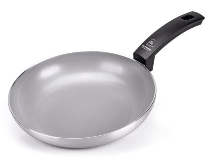 Moneta Innova Plastik Saplı Alüminyum 24 cm Düz Tava Gri