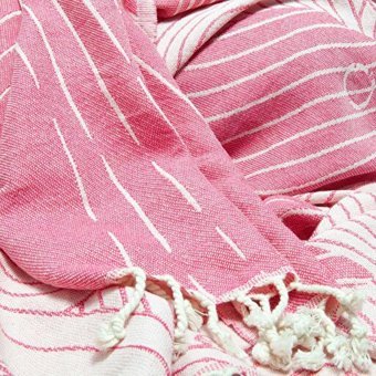 Anemoss Balık Plaj Havlusu Pembe
