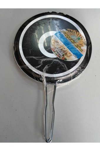 Enes İkiz Metal Saplı Teflon 32 cm Balık Tava Siyah