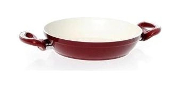 Essenso Ecotouch Valencia Plastik Saplı Seramik 22 cm Sahan Tava Kırmızı