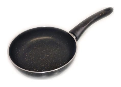 Arc Home Plastik Saplı Alüminyum Döküm 18 cm Düz Tava Siyah