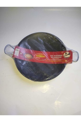 Abntürk Metal Saplı Alüminyum 29 cm Saç Tava Siyah