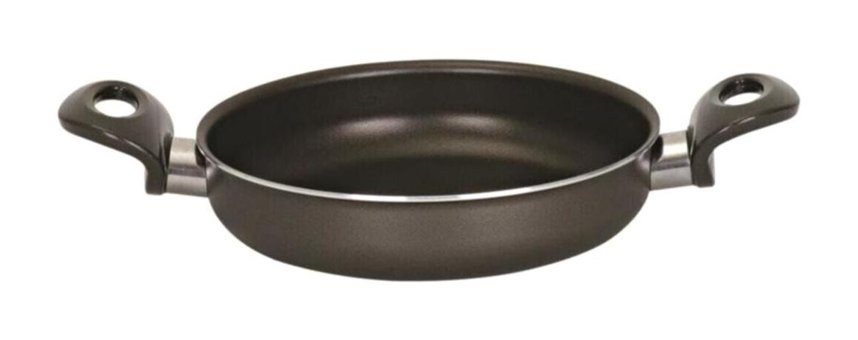 Mehtap Onyx Plastik Saplı Granit 20 cm Sahan Tava Siyah