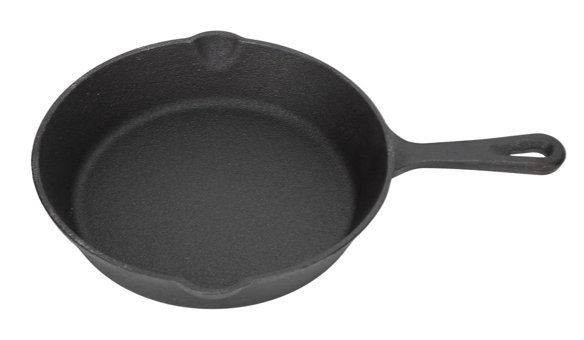 Shanrya Mini Döküm Saplı Demir Döküm 10 cm Kavurma Tava Siyah