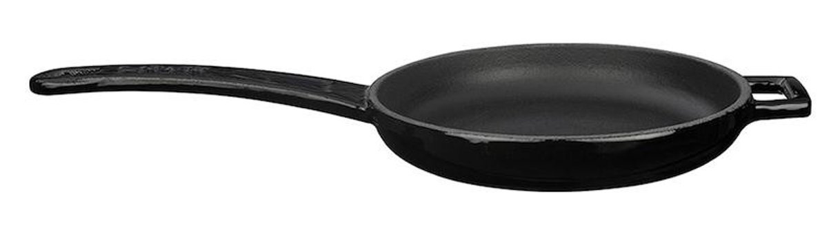 Lava Çift Saplı Döküm 16 cm Kızartma Tava Siyah