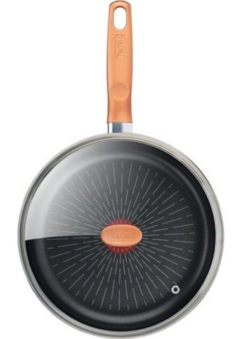 Tefal Express Ahşap Saplı Alüminyum 24 cm Düz Tava Siyah