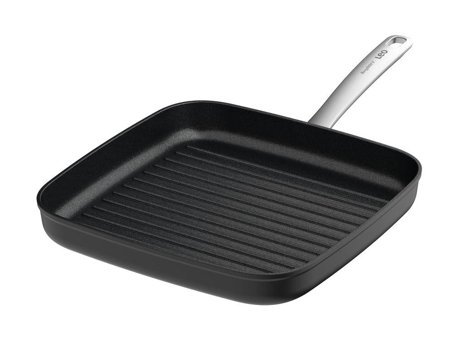 Berghoff Leo Kare Çelik Saplı Alüminyum 28 cm Grill Tava Siyah