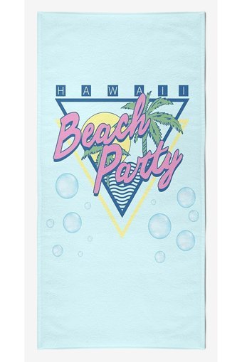 Vevienhome Beach Party Pamuklu Plaj Havlusu Mavi