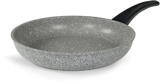 Flonal Dura Plastik Saplı Alüminyum 28 cm Kızartma Tava Gri