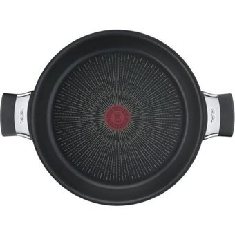 Tefal Excellence Plastik Saplı Titanyum 22 cm Sahan Tava Siyah