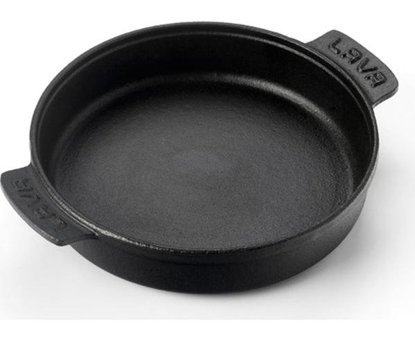 Lava Döküm 17 cm Düz Tava Siyah