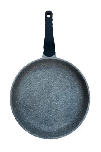Aryıldız Fontal AR244432 Plastik Saplı Döküm 24 cm Düz Tava Gri