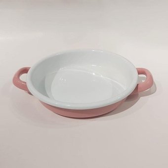 Emayeci Emaye 19 cm Sahan Tava Pembe