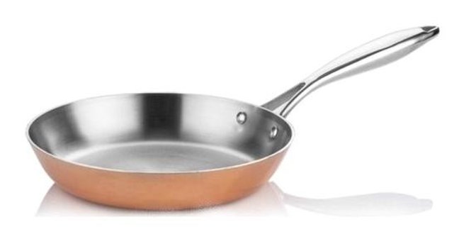 Altınbaşak Elite Multi Çelik Saplı Metal 22 cm Kızartma Tava Kahverengi