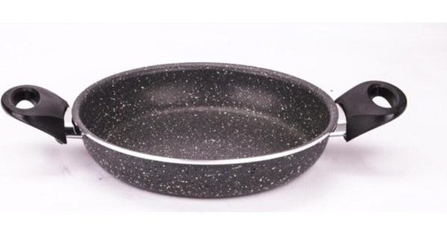 Essenso J70 Plastik Saplı Granit 24 cm Sahan Tava Siyah