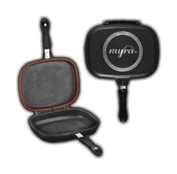 Schafer Myra Plastik Saplı Döküm 30 cm Grill Tava Siyah